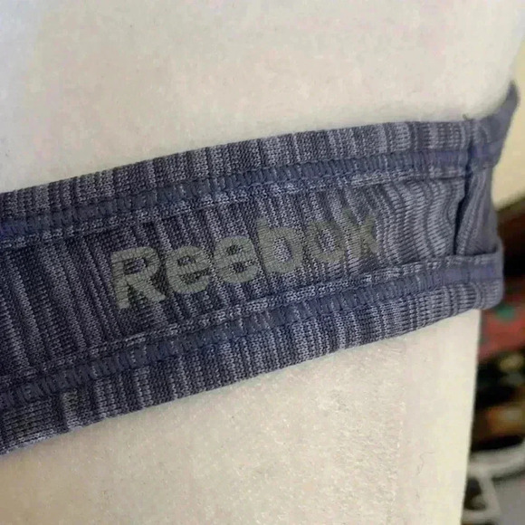 Reebok Heathered Blue, Size Medium Workout Tank Top for Women. - Picture 5 of 11